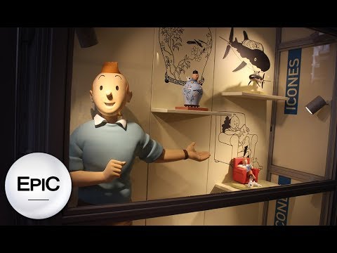 La Boutique Tintin - Brussels, Belgium (HD)