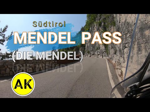 Mendelpass Südtirol 14km ungeschnitten-Full Movie Motorradtour, Suzuki V-Strom 1000XT Motorradreise